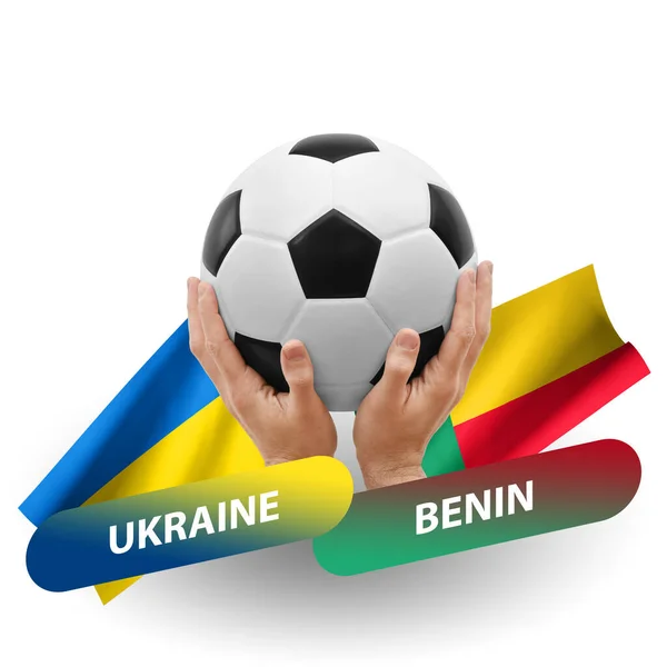 Soccer Football Competition Match National Teams Ukraine Benin — Photo