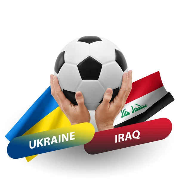 Fútbol Partido Competición Fútbol Equipos Nacionales Ucrania Irak — Foto de Stock