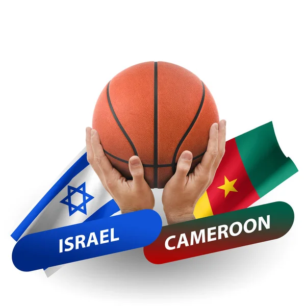 Basketball Competition Match National Teams Israel Cameroon — Stock fotografie
