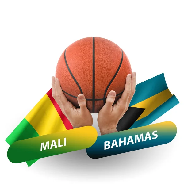 Basketball Competition Match National Teams Mali Bahamas — Stock fotografie