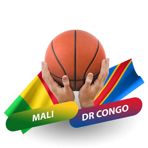 Basketball Competition Match National Teams Mali Congo — Stock fotografie