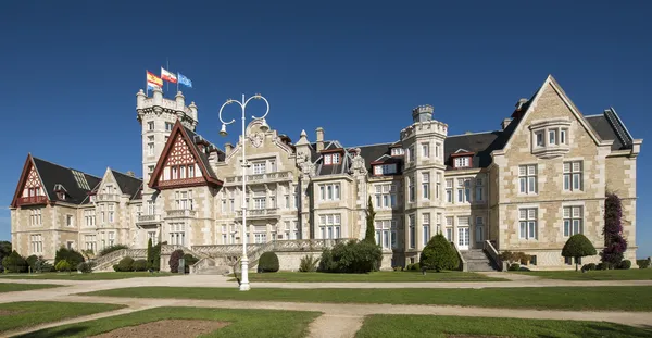 Magdalena palast in santander, kantabrien, spanien. — Stockfoto