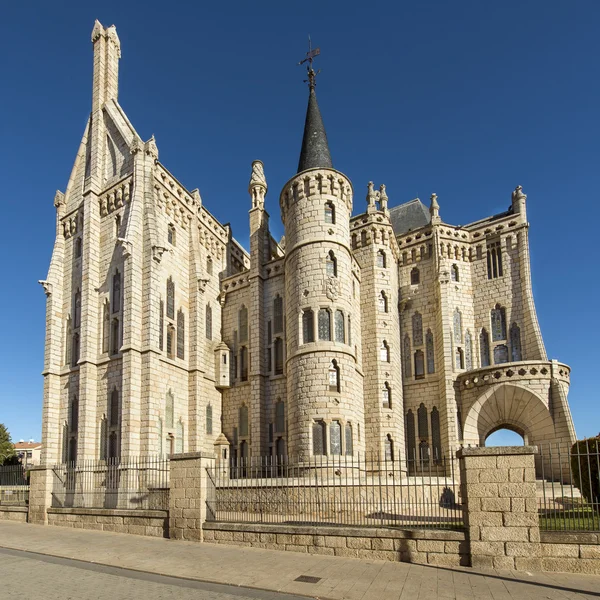 Piskoposluk Sarayı astorga, leon, İspanya. — Stok fotoğraf