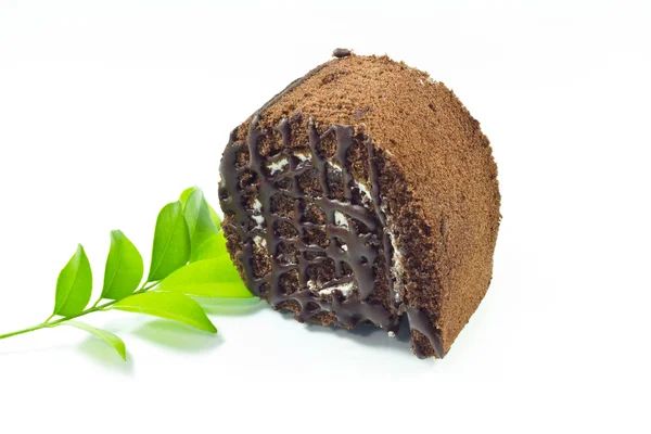 Rouleau de gâteau au chocolat — Photo