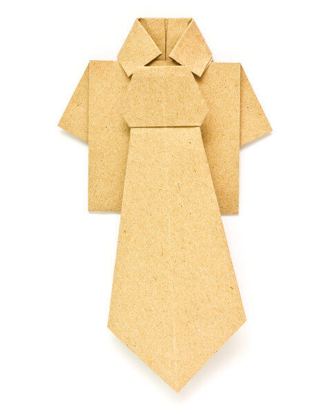 Recycled paper to create a shirt.