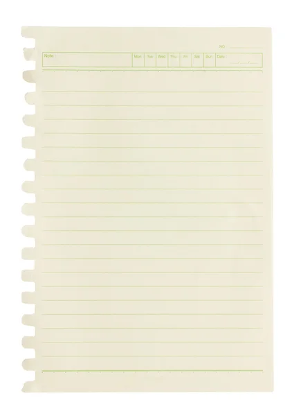Blank note paper. — Stock Photo, Image