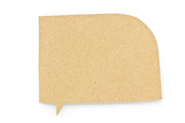 Kabarcık etiket geri dönüşümlü kağıt — Stok fotoğraf