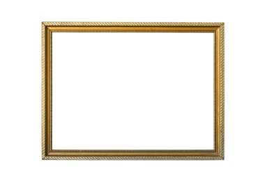 eski altın resim çerçevesi.