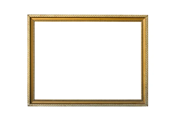 Oude gouden afbeeldingsframe. — Stockfoto