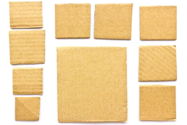 Square recycled paper — Stock Photo, Image