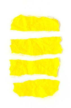 Sarı kağıtları.