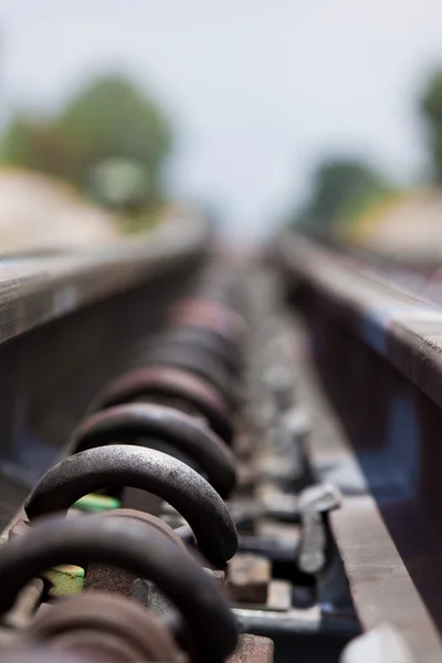 Ankare utrustning rails. — Stockfoto