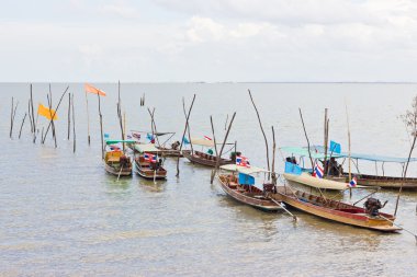 Tayland balıkçı tekneleri