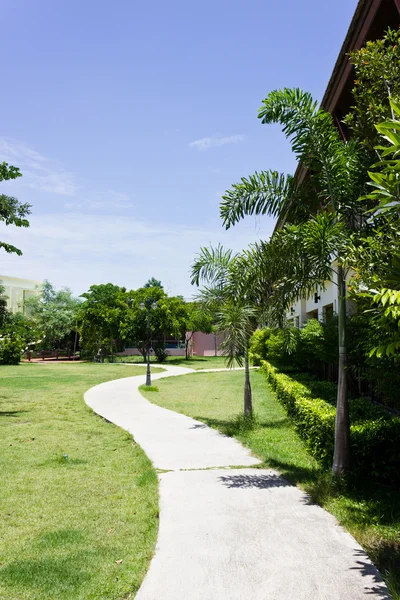 Pathway in hotels. — Stock Photo, Image