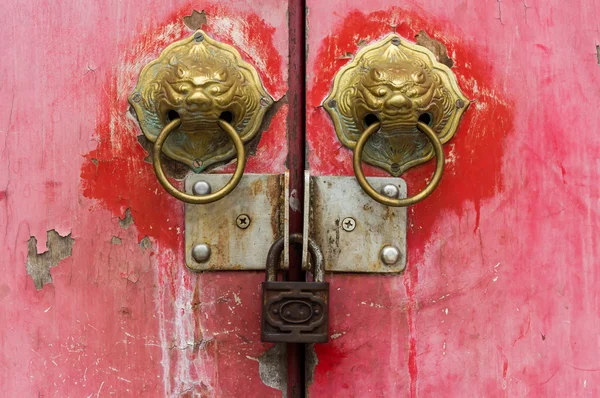 Porta chinesa velha — Fotografia de Stock