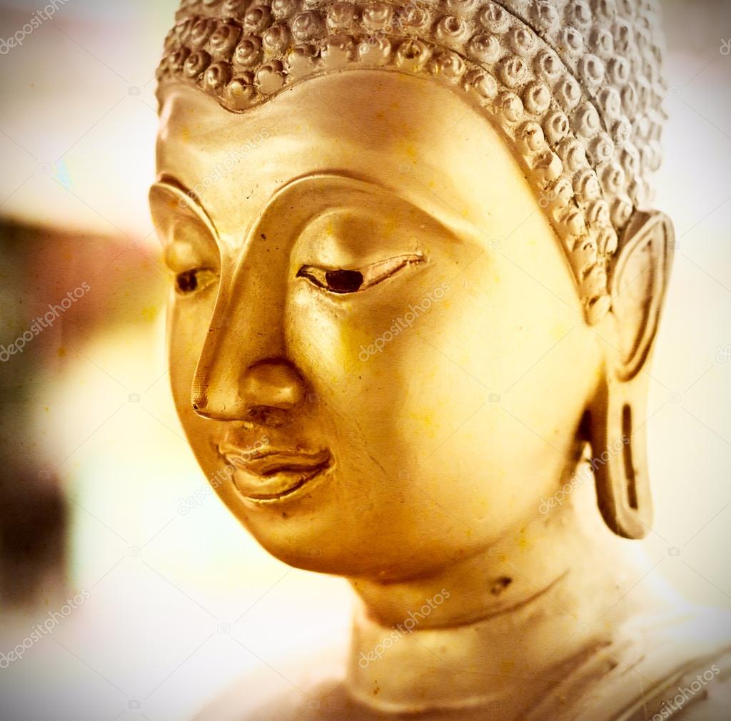 Buddha statue .