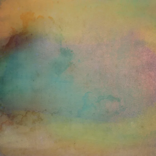 Water color on old paper grunge background — Stock Photo, Image