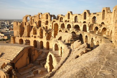 Tunus'ta el djem anfi tiyatro