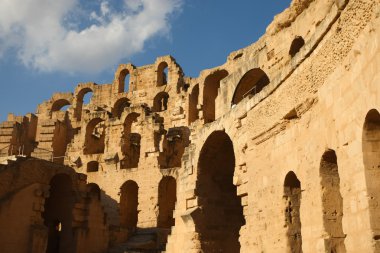 el djem, amfitiyatro, güneşli bir gün