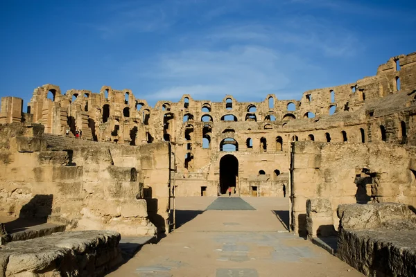 El Djem, Amphitheatre, Roman arena — Stock Photo, Image