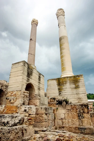 Antonine Baths chimneys — Stock Photo, Image