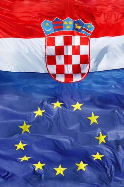 Croatian & Eu — Stock Photo, Image