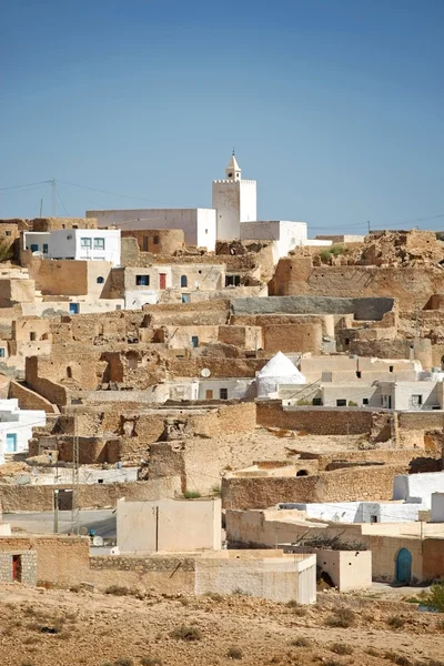 Primo piano del villaggio Tamezret — Foto Stock