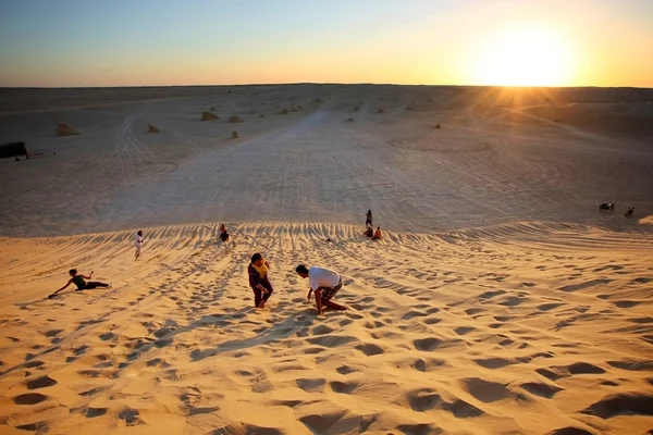 Atardecer del Sahara — Foto de Stock