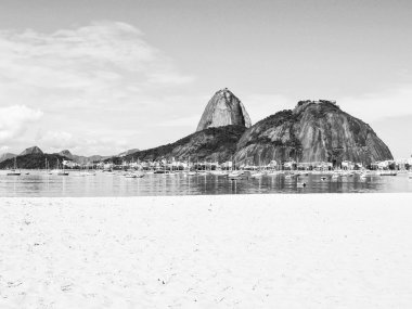 Sugarloaf dağ siyah ve beyaz