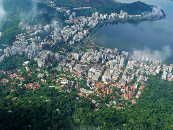 Humaita blick vom corcovado — Stockfoto