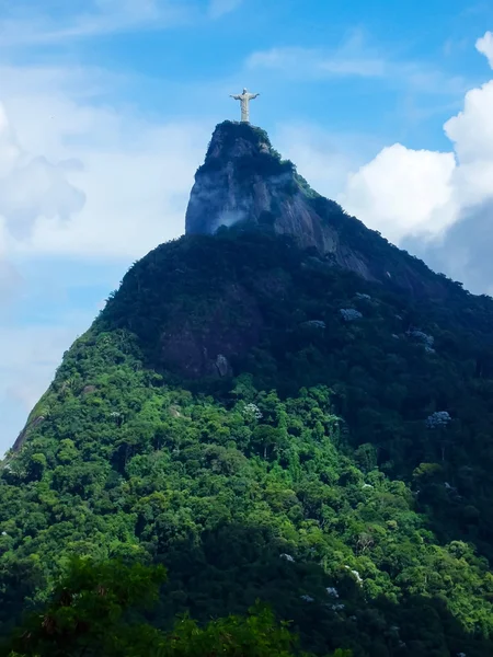 Standbeeld Christus naar de Verlosser in rio de janeiro — Stockfoto