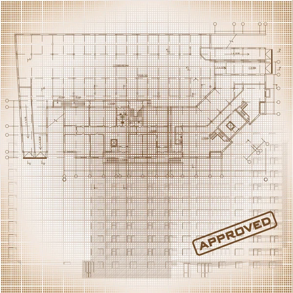 Architecturale achtergrond (vector) — Stockvector