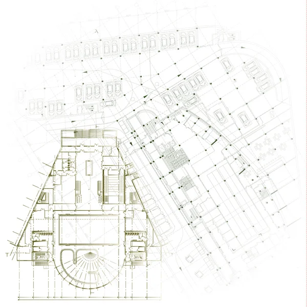 Architektonické pozadí (vektor) — Stockový vektor