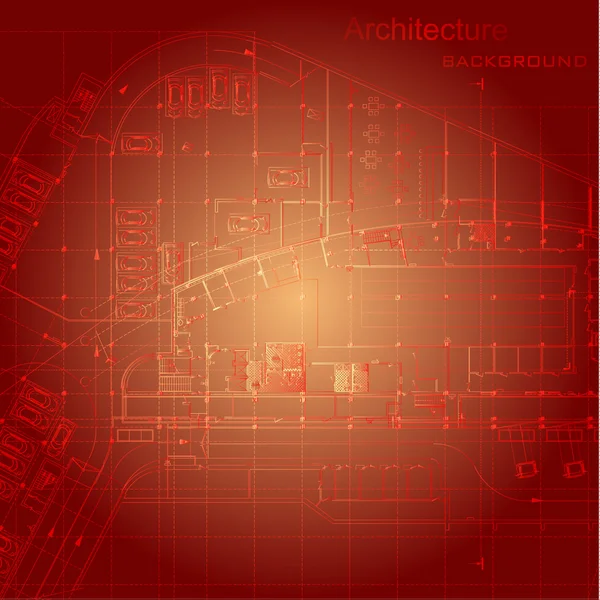 Architecturale achtergrond (vector) — Stockvector
