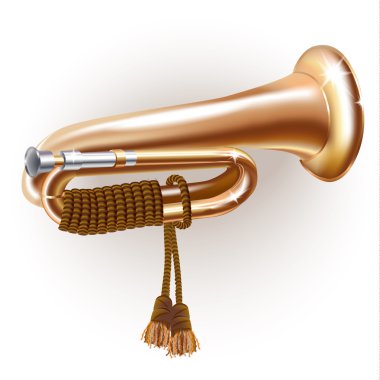 Classical bugle clipart