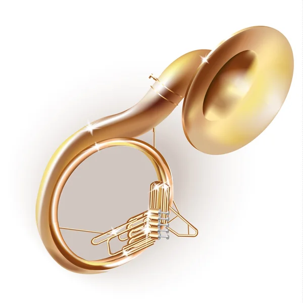 Sousaphone clásico — Vector de stock