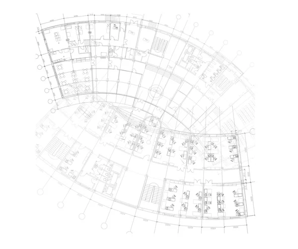 Architektoniczne tło. — Wektor stockowy