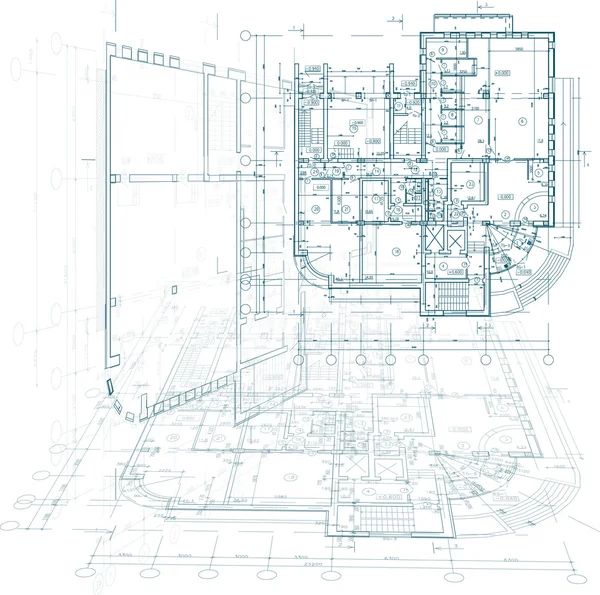 Fondo arquitectónico . — Vector de stock