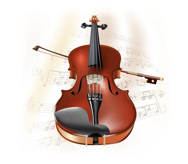 Classical violin — Stock Vector