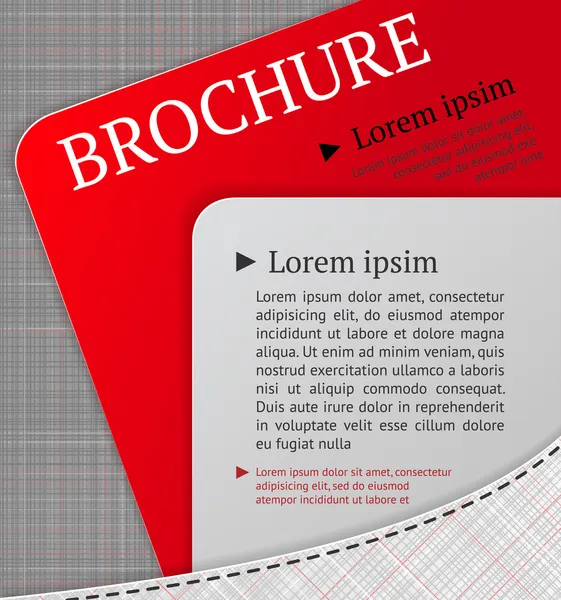 Modèle de conception de brochure moderne — Image vectorielle