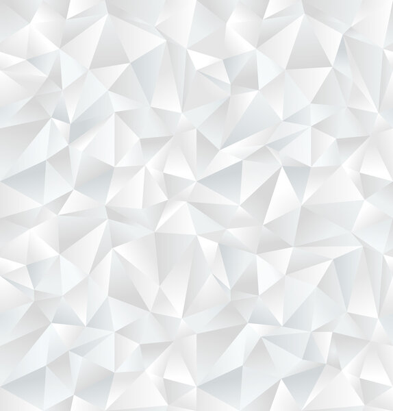 Abstract white geometric seamless pattern. Vector Illustration