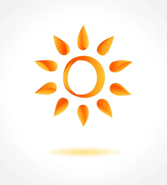 Vector sun. Creative concept — Stock Vector