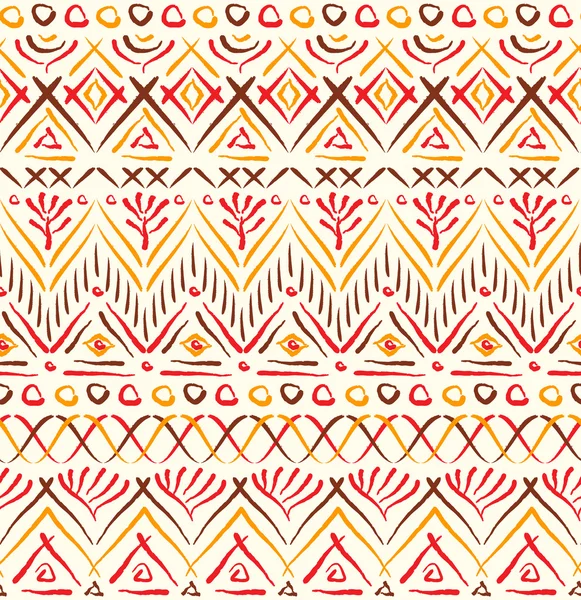 Tribal ethnic seamless pattern — Stock Vector