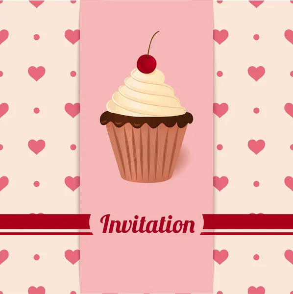 Invitation applikationskort – Stock-vektor