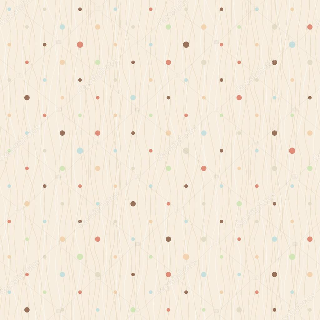 Color seamless textured polka dots pattern