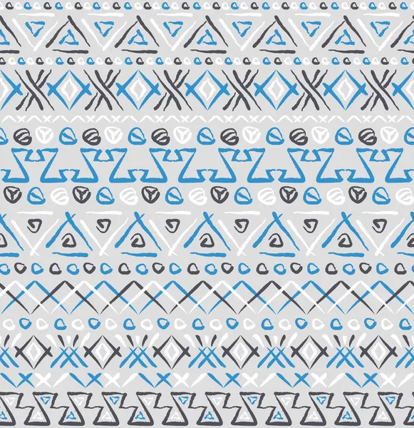 Tribal etnische naadloze patroon — Stockvector