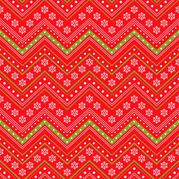 Rojo invierno Navidad fondo sin costuras — Vector de stock