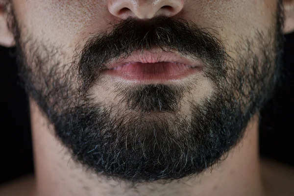 Primo piano barba — Foto Stock