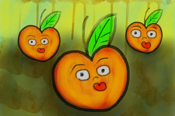 Kolme omenaa — kuvapankkivalokuva