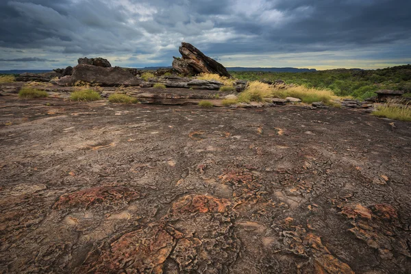 Τοπίο της εθνικό πάρκο Κακαντού πριν από καταιγίδα, Αυστραλία — Φωτογραφία Αρχείου